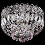 Люстра Корона пластинка №1 розовая в Кирове