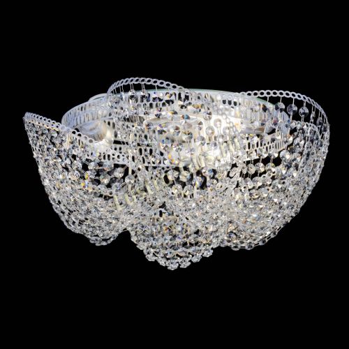 Люстра Космея №3 Белая в Кирове Гусь Хрустальный