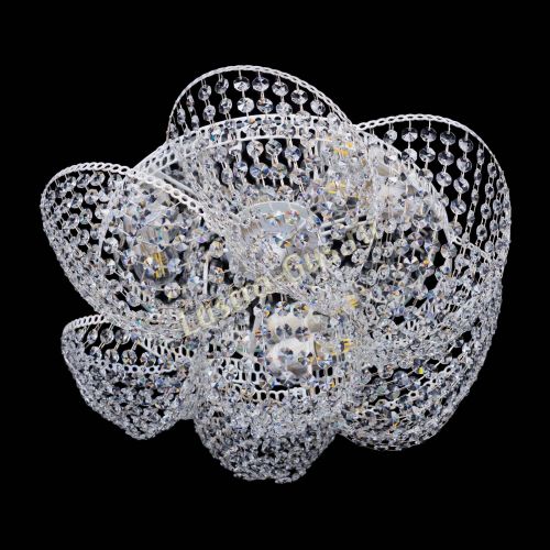 Люстра Космея №3 Белая в Кирове Гусь Хрустальный