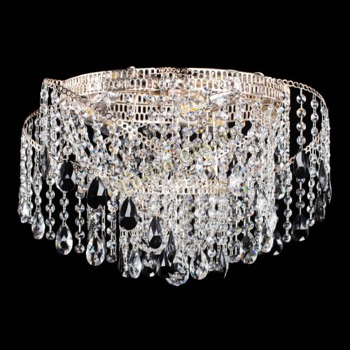 Люстра Космея №4 черная в Кирове Гусь Хрустальный