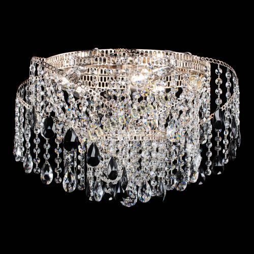 Люстра Космея №4 черная в Кирове Гусь Хрустальный