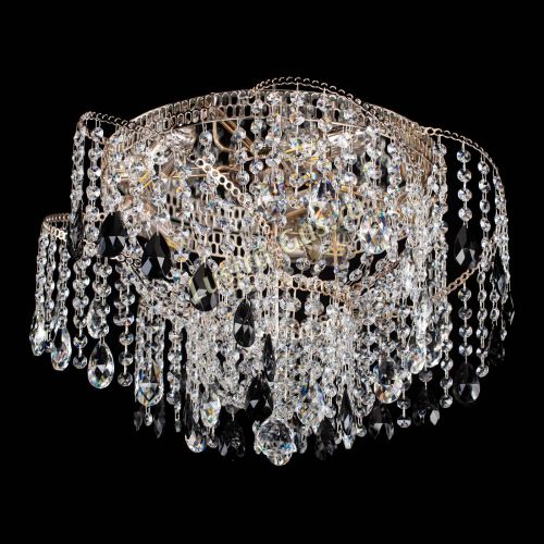 Люстра Космея №4 черная в Кирове Гусь Хрустальный