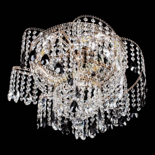 Люстра Космея №4 черная в Кирове Гусь Хрустальный