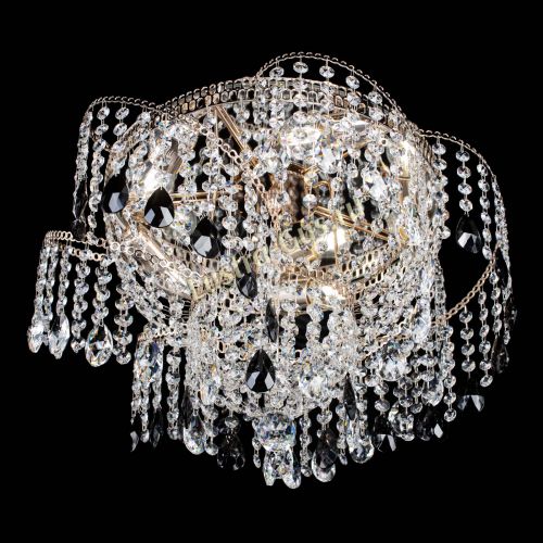 Люстра Космея №4 черная в Кирове Гусь Хрустальный