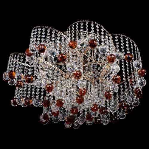 Люстра Космея №6 шар 40 мм чайная в Кирове Гусь Хрустальный