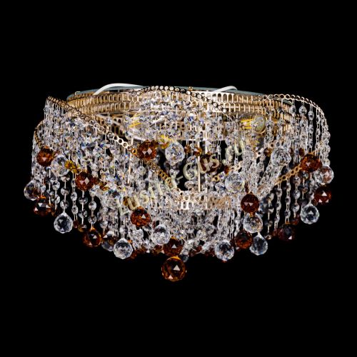 Люстра Космея шар 40 мм чайная в Кирове Гусь Хрустальный