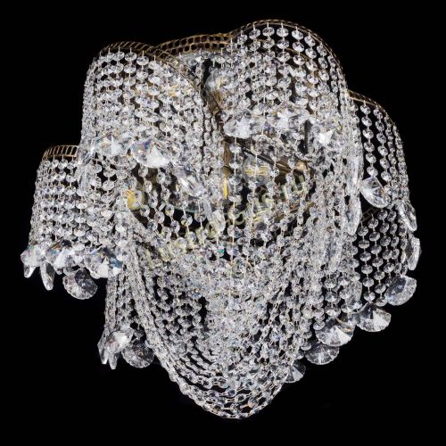 Люстра Космея Водоворот Веер под бронзу в Кирове Гусь Хрустальный