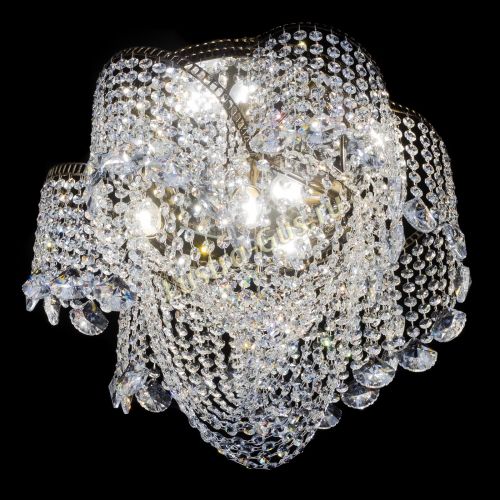 Люстра Космея Водоворот Веер под бронзу в Кирове Гусь Хрустальный