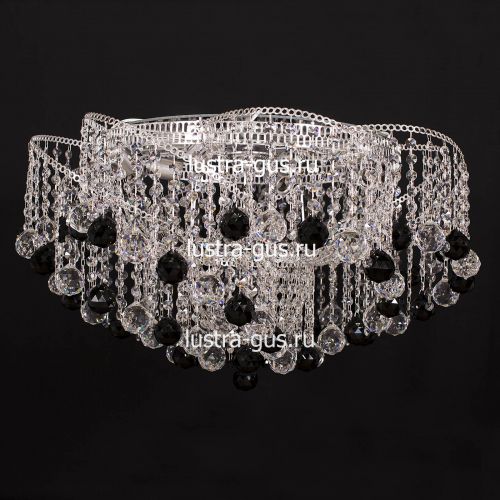 Люстра Космос шар 40 мм черная в Кирове Гусь Хрустальный