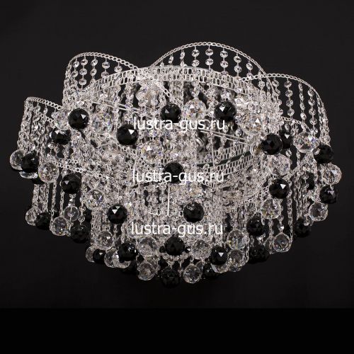 Люстра Космос шар 40 мм черная в Кирове Гусь Хрустальный