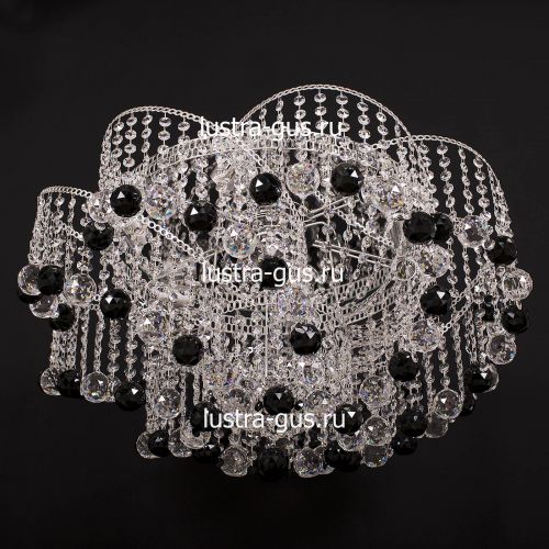 Люстра Космос шар 40 мм черная в Кирове Гусь Хрустальный