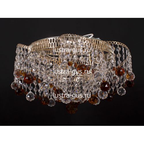 Люстра Космос шар 40 мм чайная в Кирове Гусь Хрустальный