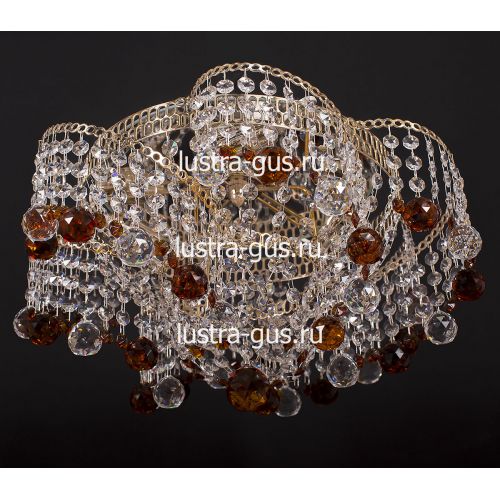 Люстра Космос шар 40 мм чайная в Кирове Гусь Хрустальный