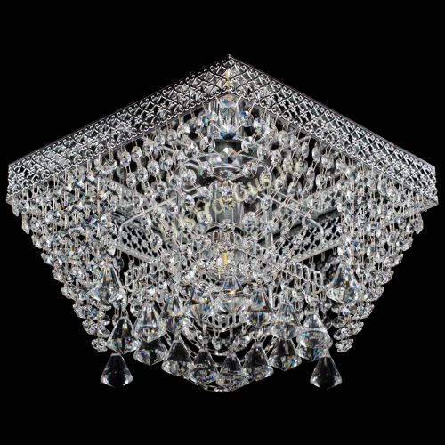 Люстра Квадрат №12 конусы в Кирове Гусь Хрустальный