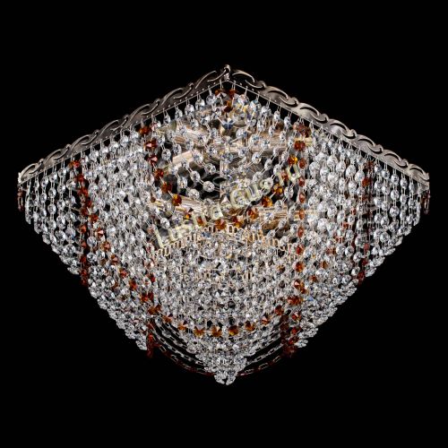 Люстра Квадрат Бриз чайная в Кирове Гусь Хрустальный