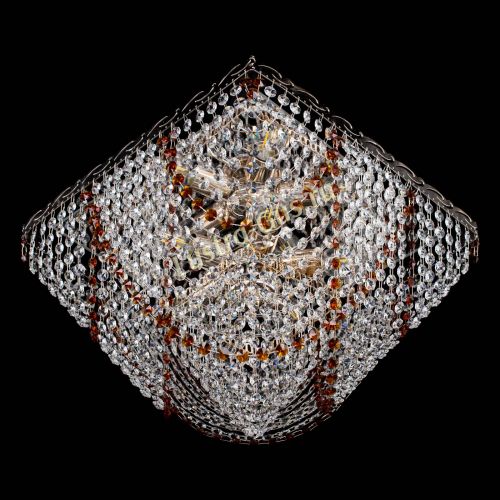 Люстра Квадрат Бриз чайная в Кирове Гусь Хрустальный