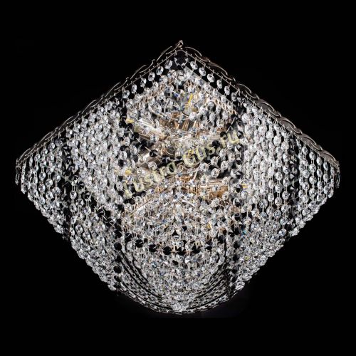 Люстра Квадрат Бриз черная в Кирове Гусь Хрустальный