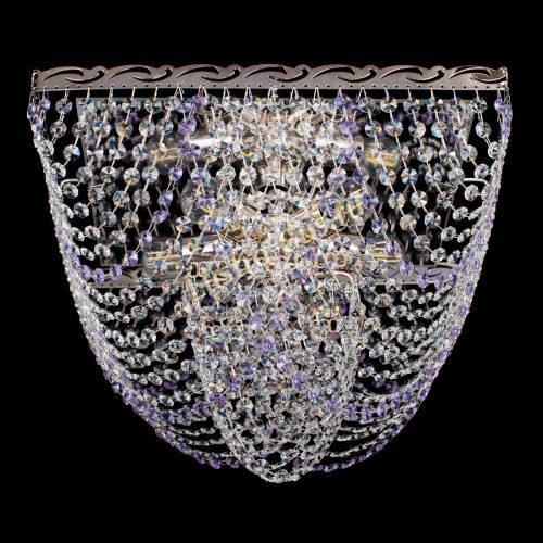 Люстра Квадрат Бриз фиолетовая в Кирове Гусь Хрустальный
