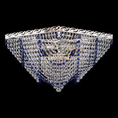Люстра Квадрат Бриз синяя в Кирове Гусь Хрустальный