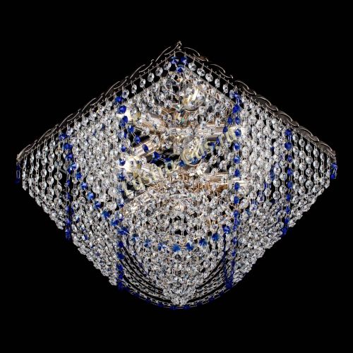 Люстра Квадрат Бриз синяя в Кирове Гусь Хрустальный