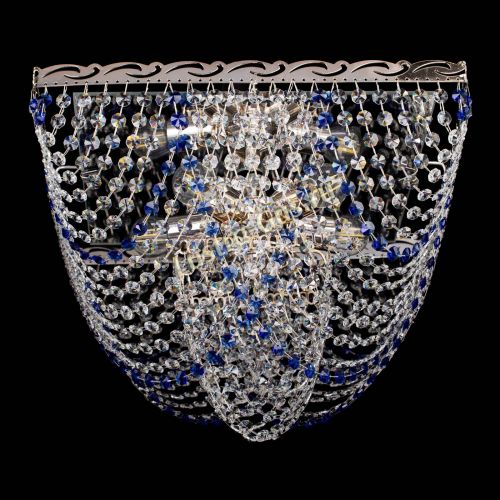 Люстра Квадрат Бриз синяя в Кирове Гусь Хрустальный