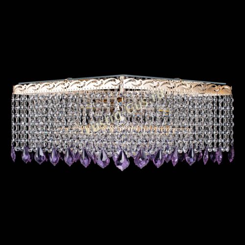 Люстра Квадрат Гамма Дубик цветная в Кирове Гусь Хрустальный