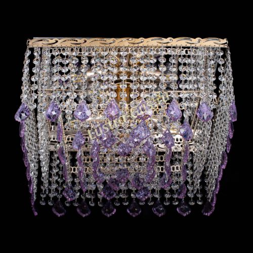 Люстра Квадрат Гамма Дубик цветная в Кирове Гусь Хрустальный