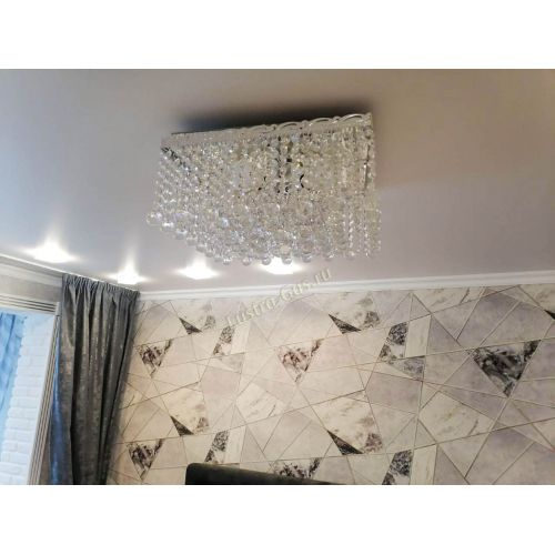 Люстра Квадрат гамма шар 30 мм длинная в Кирове Гусь Хрустальный