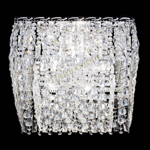 Люстра Квадрат Каскад с пластинками в Кирове Гусь Хрустальный