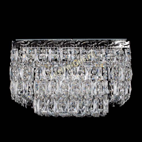 Люстра Квадрат Каскад с пластинками в Кирове Гусь Хрустальный