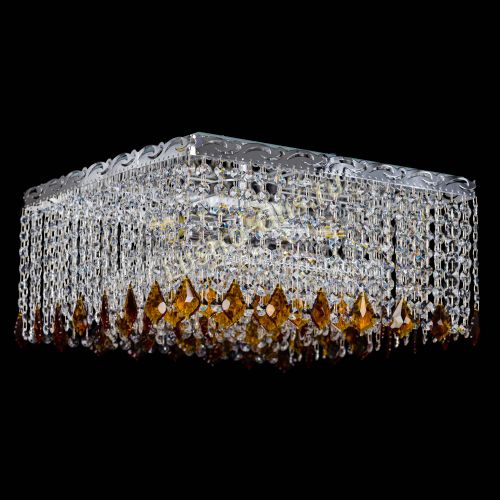 Люстра Квадрат Оптикон Лепестки чайная в Кирове Гусь Хрустальный