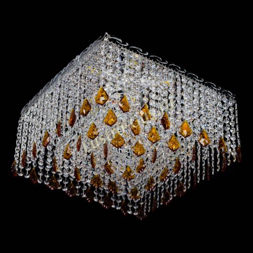 Люстра Квадрат Оптикон Лепестки чайная в Кирове Гусь Хрустальный