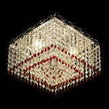 Люстра Квадрат Оптикон красная в Кирове