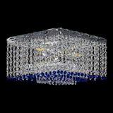 Люстра Квадрат Оптикон синяя в Кирове