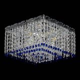 Люстра Квадрат Оптикон синяя в Кирове