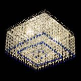 Люстра Квадрат Оптикон синяя в Кирове