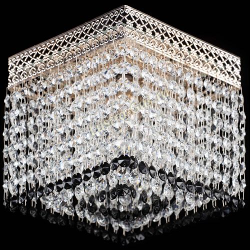 Люстра Квадрат Венеция №1 черная в Кирове Гусь Хрустальный