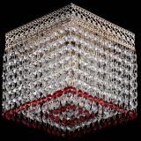 Люстра Квадрат Венеция №1 красная в Кирове