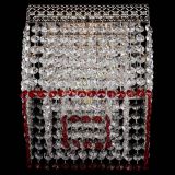 Люстра Квадрат Венеция №1 красная в Кирове