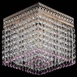 Люстра Квадрат Венеция №1 розовая в Кирове