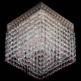 Люстра Квадрат Венеция №1 розовая в Кирове