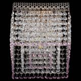 Люстра Квадрат Венеция №1 розовая в Кирове