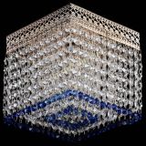 Люстра Квадрат Венеция №1 синяя в Кирове