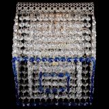 Люстра Квадрат Венеция №1 синяя в Кирове