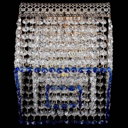 Люстра Квадрат Венеция №1 синяя в Кирове Гусь Хрустальный