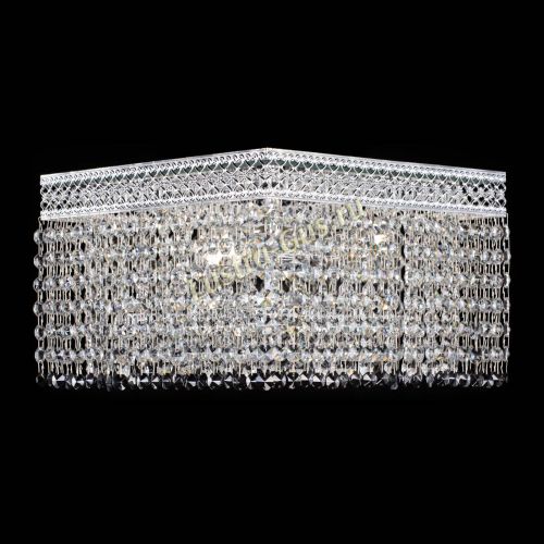 Люстра Квадрат Венеция №3 черная в Кирове Гусь Хрустальный