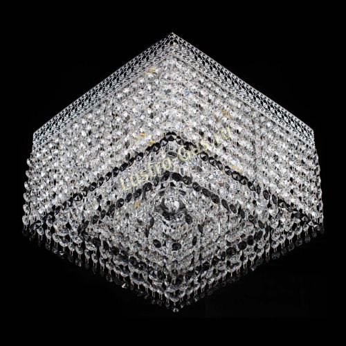 Люстра Квадрат Венеция №3 черная в Кирове Гусь Хрустальный