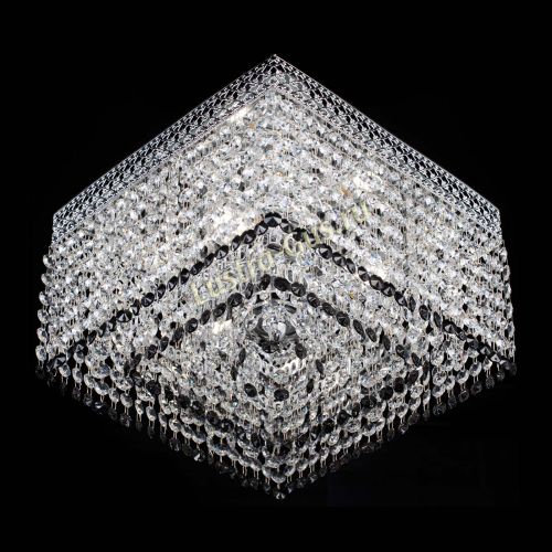 Люстра Квадрат Венеция №3 черная в Кирове Гусь Хрустальный