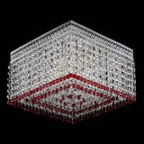 Люстра Квадрат Венеция №3 красная в Кирове