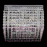 Люстра Квадрат Венеция №3 розовая в Кирове